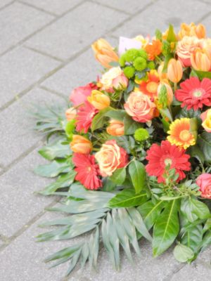 Coussin coloré pour un deuil