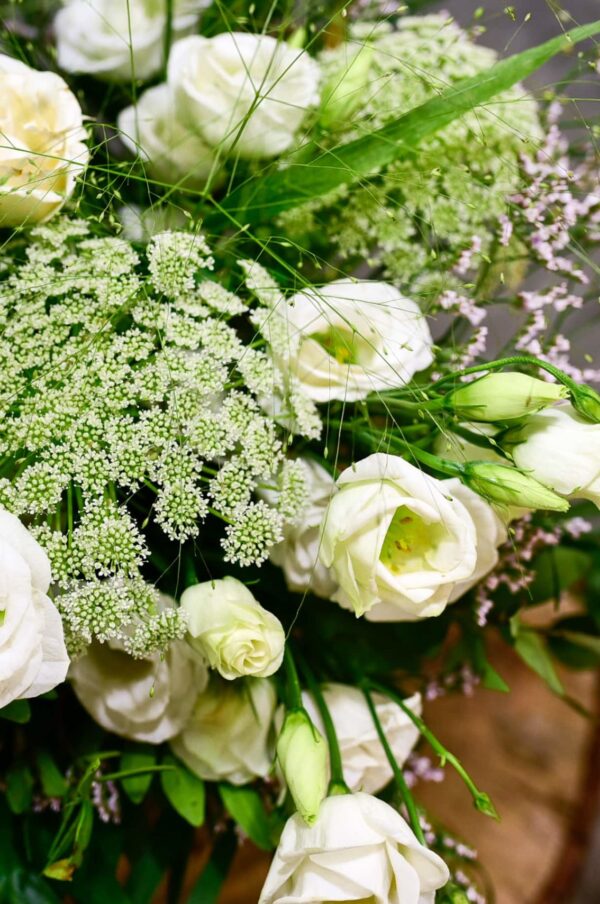 gros plan du boquet blanc gros plan du boquet blanc