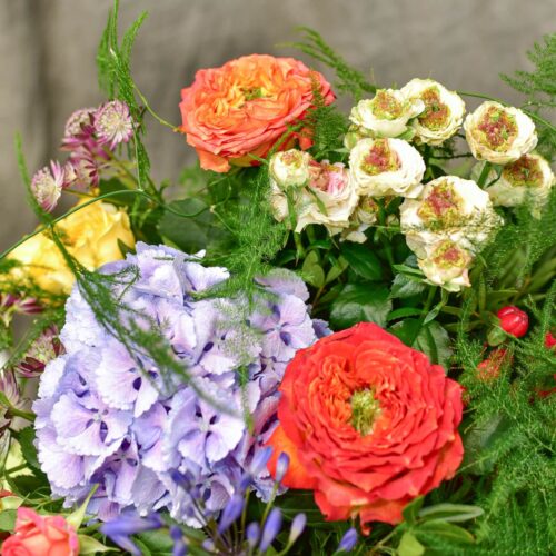 Bouquet de ton coloré