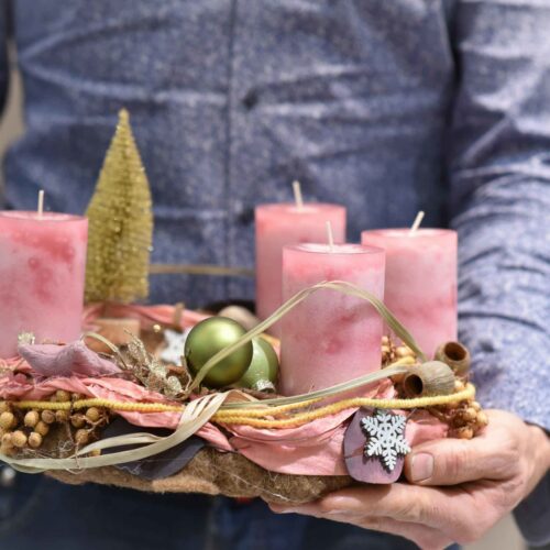 Réalisez votre couronne de l'Avent