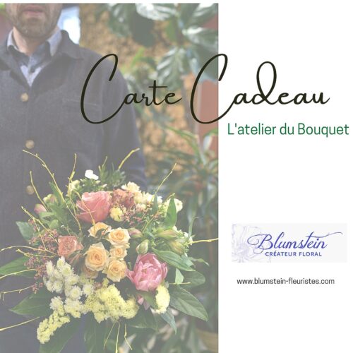 Une Carte cadeau pour réaliser un bouquet