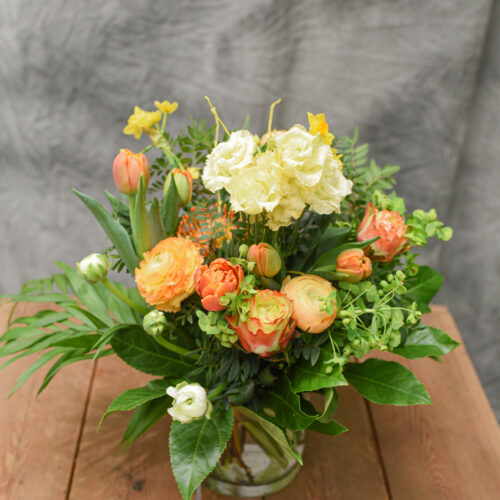 Le bouquet de fleurs printanière "le printemps s'éveille "