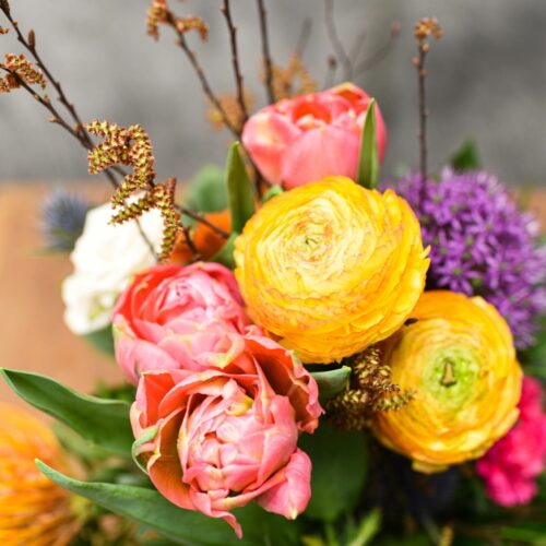 Bouquet Printanier coloré_