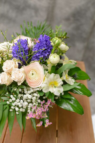 Bouquet Printanier de blanc_-2