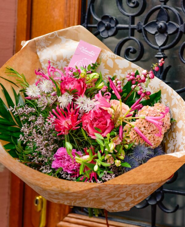Bouquet pastel coloré selon notre arrivage_