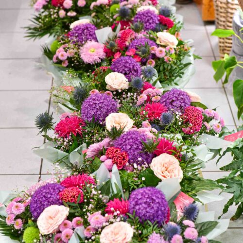 Les bouquets sont prêts