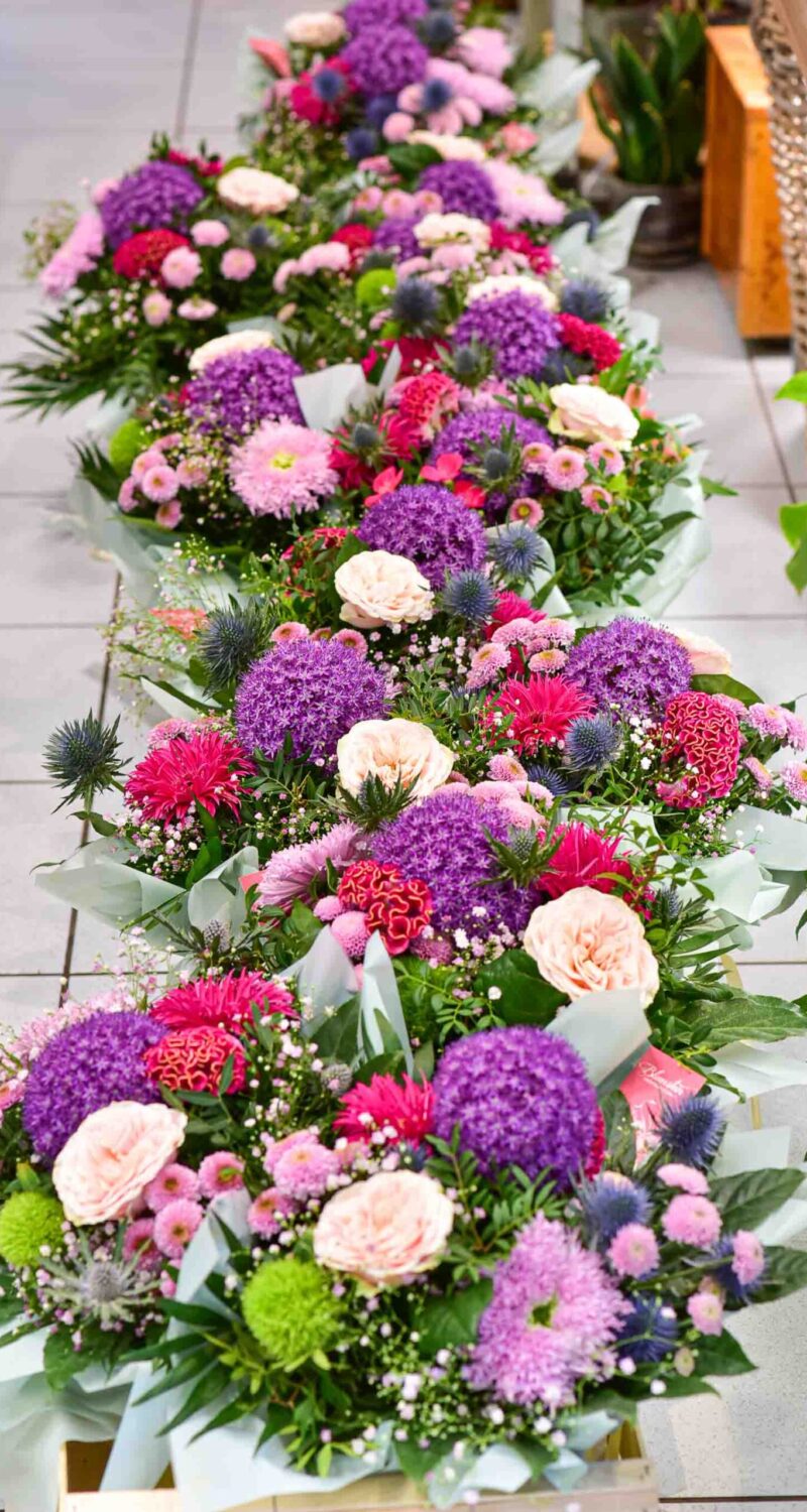 Les bouquets sont prêts