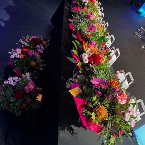 Les bouquets pour la remise de bouquet