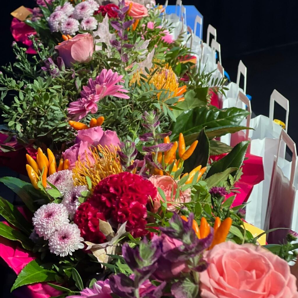 Remise de bouquet